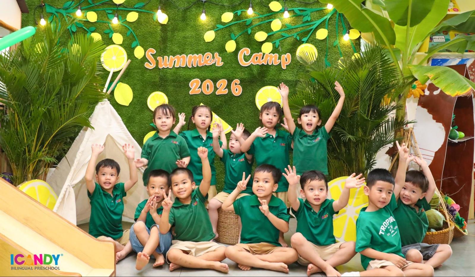 Trẻ tại ICANDY Preschool rạng rỡ tham gia lễ hội mùa hè 2026
