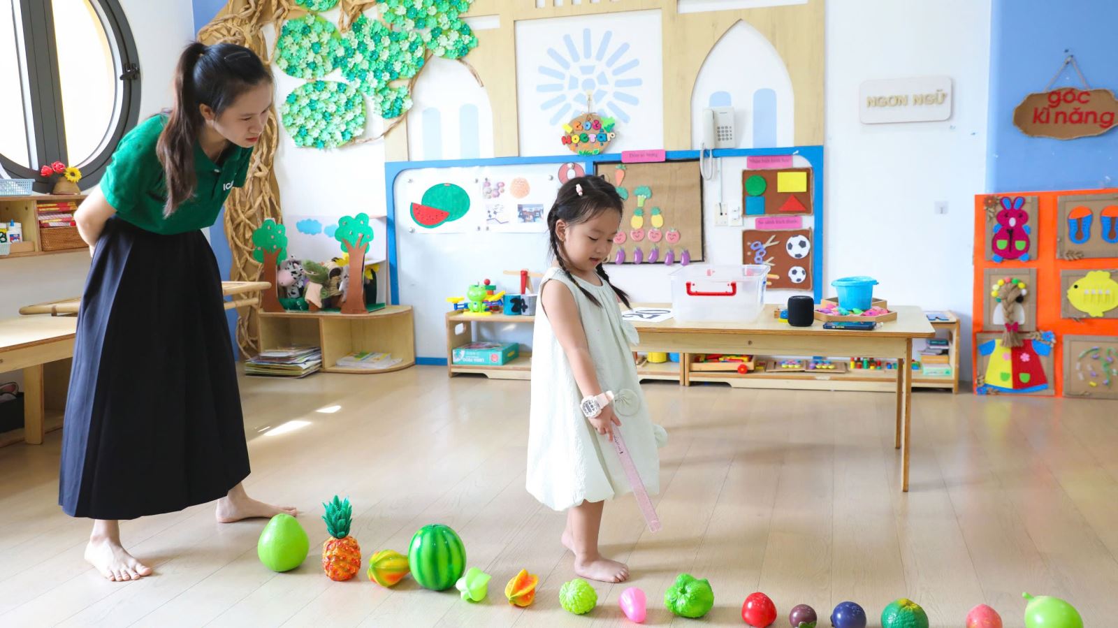 Học sinh ICANDY Preschool làm quen với số và lượng trong phạm vi 15