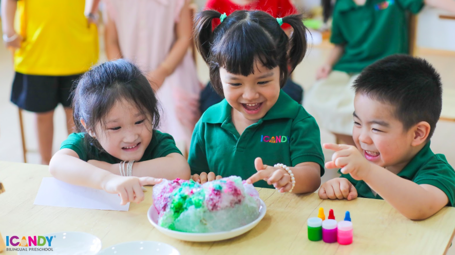 pha trộn màu sắc