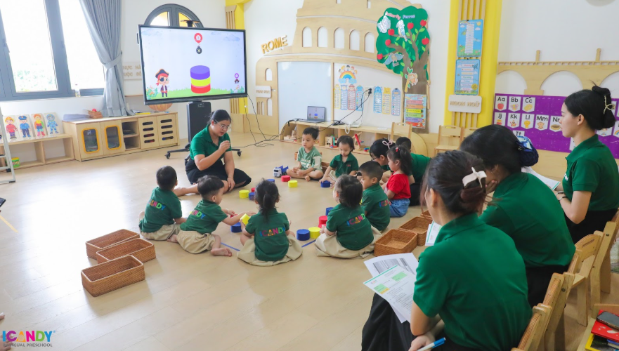 trẻ học tiếng anh theo nhóm chủ đề