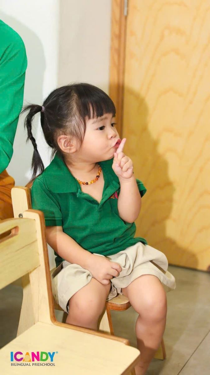 Khoảnh khắc đáng yêu của học sinh ICANDY Preschool tại lớp học