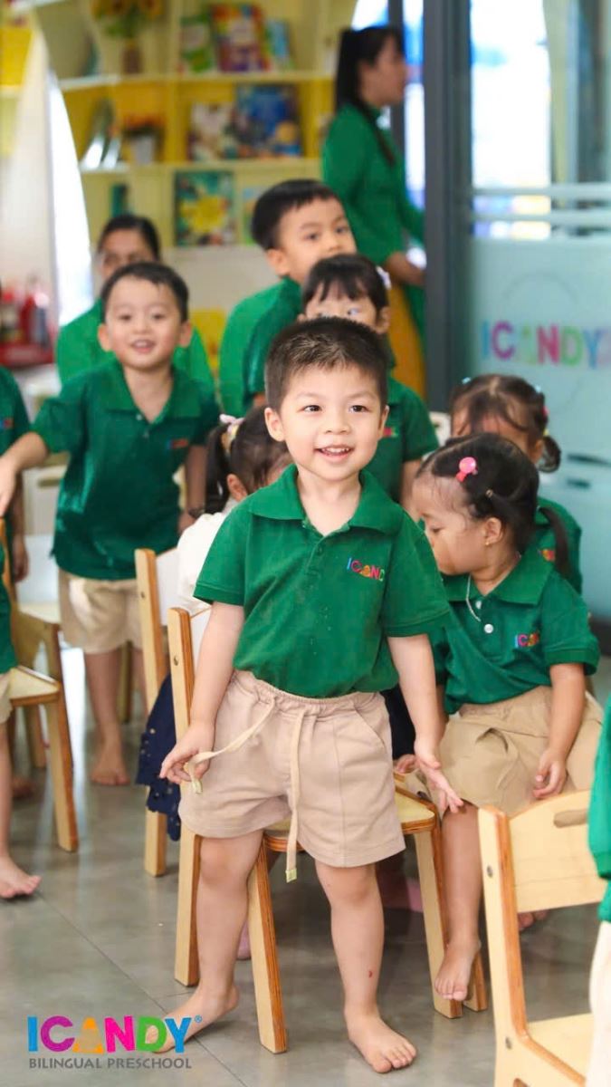 Học sinh ICANDY Preschool hào hứng tham gia hoạt động tập thể