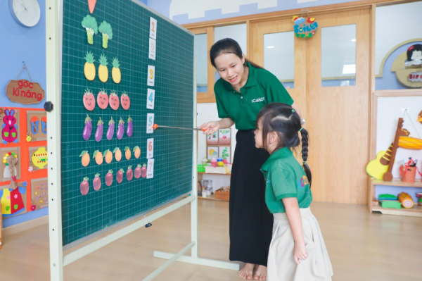 Học Toán Không Nhồi Nhét: Trải Nghiệm Toán Thực Tế Tại ICANDY Preschool