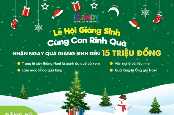  NHẬN NGAY QUÀ GIÁNG SINH ĐẾN 15 TRIỆU ĐỒNG